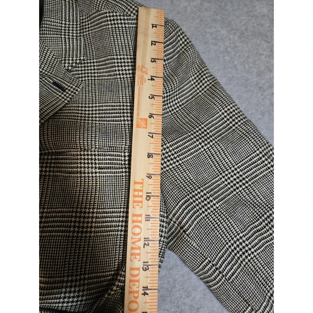 Custom Joseph Scafidi Cleveland Bespoke Blazer Sport Coat Glen Plaid Wool Read